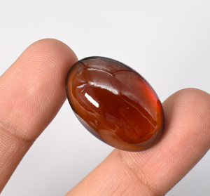 Natural Garnet 32X20 mm Cabochons • Big Garnet Cabs • AAA Quality • Garnet Oval Cabochon • Garnet Loose <b>Stone</b> 61.67 cts - Product Image 2