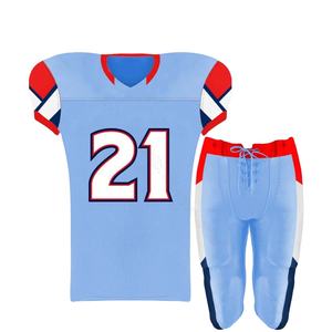 Uniforme Profesional Personalizable para Día de Partido de Fútbol Americano con Camiseta de Manga Corta y Pantalones Acolchados para Competición de Equipos - Product Image 4
