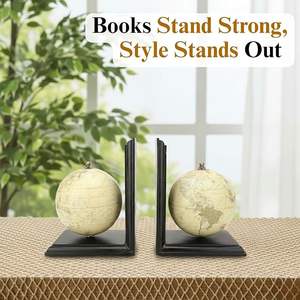 Sujetalibros Metálicos Tradicionales y Elegantes para Estantes de Dormitorio y Decoración de Bodas, Color Personalizable, Exhibición Organizada de Libros - Product Image 3