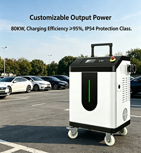 Chargeur portable pour véhicules électriques MaxPower, entrée 480V AC, 60kW DC, borne de recharge pour usage domestique, protection de sécurité intelligente - Product Image 2