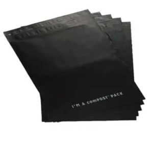 Bolsas de Envío Compostables de Almidón de Maíz, Adhesivo Vegetal Resistente, Embalaje Industrial Ecológico para Envío de Ropa - Product Image 2