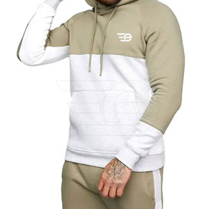 Vêtements d'entraînement respirants pour hommes, ensembles de survêtements à capuche, tissu doux au toucher, tenue décontractée de fitness, style streetwear, ensemble actif pour tous les jours - Product Image 4