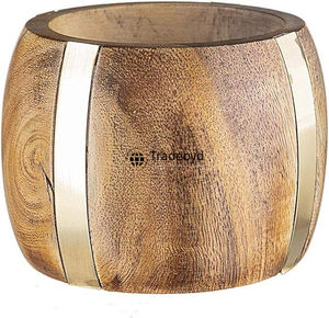 Elegante Anillo para Servilletas de Madera Clásico, Hecho a Mano, Ecológico y Duradero, Decoración para Mesa de Comedor, Accesorios para Bodas de Tradebyd - Product Image 1
