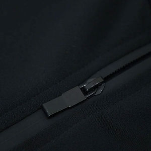 Chaqueta Deportiva Cortavientos para Hombre, Traje Deportivo Ligero e Impermeable con Cremallera Completa, Color Negro, Venta al Por Mayor - Product Image 4