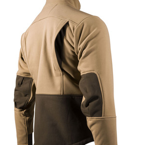 OEM Custom <b>Mens</b> Coyote Tan Softshell <b>Jacket</b> Thermal Fleece Lined <b>Field</b> Coat Outdoor Tactical Hunting Apparel - Product Image 5