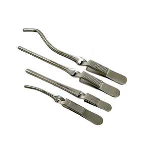 Ensemble de pinces DeBakey allemandes, pinces atraumatiques courbées et droites, instruments chirurgicaux vasculaires en acier inoxydable - Product Image 3