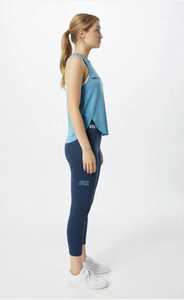 Oneten Apparel <b>Women</b> Crew Neck Sleeveless Workout <b>Tank</b> <b>Top</b> Letter Print Sporty <b>Knitted</b> Blue - Product Image 6