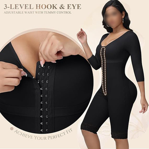 Compression Jumpsuit Unisex High Elastic Antibacterial Breathable Full <b>Body</b> Sports Romper Spandex/Nylon Seamless Quick Dry - Product Image 2
