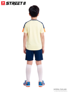 Ensemble de maillots de football pour enfants Just Play Street II, 100% polyester, séchage rapide, respirant, léger, col roulé à manches courtes, 10 couleurs - Product Image 5