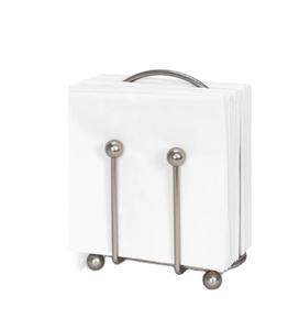 Soporte de tejido decorativo Artesanía de alambre de acero inoxidable Servilletero elegante Venta caliente Nuevo soporte de servilleta de diseño simple a buen precio - Product Image 1