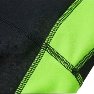 Pantalones Cortos de Ciclismo Acolchados Antibacterianos y Transpirables Ecológicos Personalizados para Hombre, Poliéster/Nailon, Negro Rojo, Opciones de Logotipo Personalizado - Product Image 5