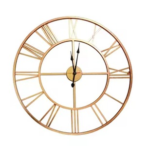 Customized Design Premium Quality Wall <b>Clock</b> Modern Style Wall Metal Hanging <b>Clock</b> Elegant for Home Living Room Hotel Decor Use - Product Image 4