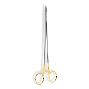 Top Quality Needle Holder Forceps Size 9 Inch Half Gold Stainless Steel Surgical Suture Debakey Needle Forceps <b>Cheap</b> Price - Product Image 3