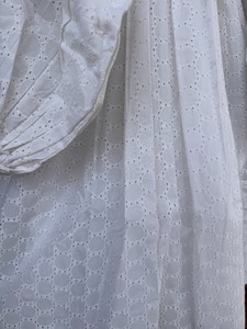 Robe courte en coton blanc à œillets pour femme, style bohème cottagecore, vêtement brodé de boutique, robe de demoiselle d'honneur, tenue de vacances - Product Image 4