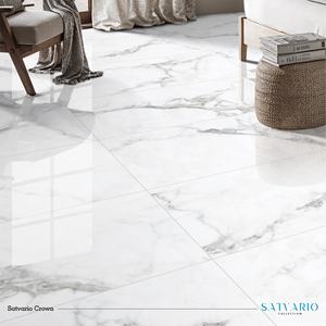 Suministro Directo de Fábrica: Azulejos de Porcelana para Suelos, Modernos, Efecto Mármol, 600x1200 mm, para Construcción Interior, Detalles de Cocina y Villas - Product Image 5
