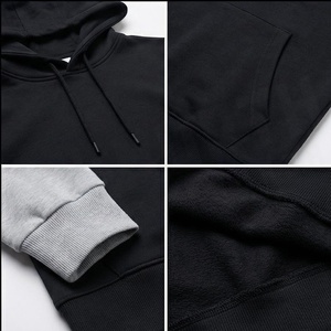 Hoodie surdimensionné élégant pour homme, design vintage délavé avec poche avant, confortable, personnalisable pour l'hiver. - Product Image 4