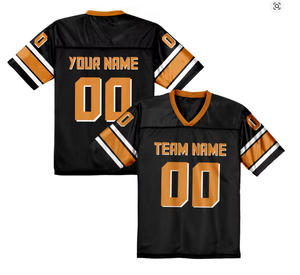 Maillot de football américain rouge personnalisé, maillot de football personnalisé avec nom et numéro de l'équipe, pour fans, hommes, femmes, jeunes, enfants, streetwear - Product Image 1