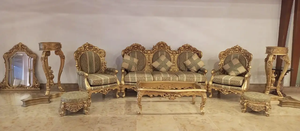 Muebles modernos para el hogar, juego de sofás de esquina de lujo para sala de estar, 4 plazas, tapicería de tela, cojines suaves de alta calidad, duraderos - Product Image 6