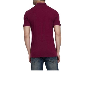 T-shirt pour homme 100% coton respirant et tendance avec impression et broderie personnalisées, col montant, coupe classique - Product Image 4