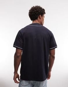 Wholesale Polyester/Cotton Mesh Breathable Custom Blank Button <b>Down</b> Plus Size Baseball Jersey Shirts Unisex for clubs & school - Product Image 4