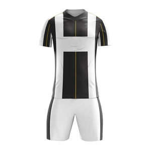 FANTASY WEARS Ensemble short et maillot à manches courtes pour homme, 100 % polyester, séchage rapide, motif sublimé, dégradé, pour sport d'équipe - Product Image 3