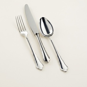 Ensemble de couverts Dubarry en acier inoxydable, finition miroir, argenté, vintage, pour restaurants et hôtels, vaisselle en gros - Product Image 1