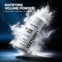 Poudre Coiffante OEM Texturisante Volume Instantané Effet Mat Fixation Forte Rehaussement des Racines Légère Non Grasse Fournitures de Barbier Homme