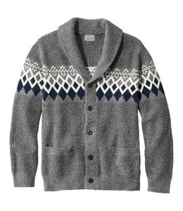 Cardigans pour hommes à col en V tricotés personnalisables avec boutons sur le devant, vêtements d'extérieur décontractés pour hommes de haute qualité, respirants, pour l'hiver - Product Image 4