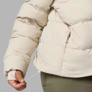 Custom <b>Women's</b> Hooded Bubble Fabric 100% Polyester Filled Breathable Cropped Puffer <b>Jacket</b> Lightweight <b>Packable</b> Foldable Autumn - Product Image 5