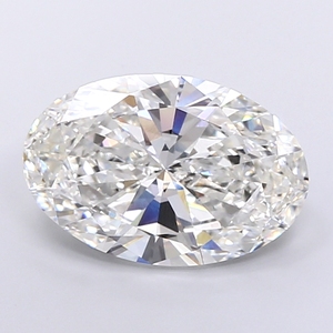 Diamant de laboratoire cultivé en vrac, forme ovale, 10,00 carats, couleur G, clarté VVS2, certifié IGI, dureté 10 Mohs, pour bague de fiançailles et de mariage - Product Image 1