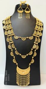 24kt Gold Plated Arabic Collection Fashion Jewelry <b>Sets</b> - Product Image 4