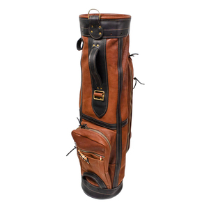 Cheap Price Hand Carry Comfortable Straps Leather <b>Golf</b> Sports Bag Hot Sale High Quality Genuine Leather <b>Golf</b> Bags - Product Image 1