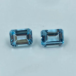Topacio Azul Cielo Corte Baguette Piedra Natural de Alta Calidad 5.75 Quilates 7x9mm - Product Image 1