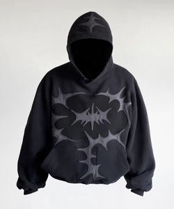 Conjunto de Sudadera con Capucha y Pantalones Oversize Vintage para Hombre, Lavado Ácido, de Alta Calidad, Dos Piezas, Venta al por Mayor - Product Image 6