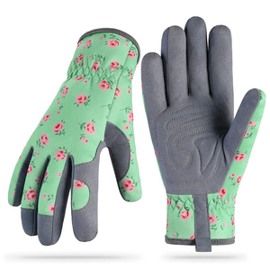 Gants de jardinage haut de gamme personnalisés OEM/ODM, respirants, confortables, longueur poignet, antidérapants, compatibles écran tactile, en microfibre de polyester - Product Image 1