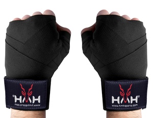 Vendas de Boxeo Unisex Personalizables, Transpirables, de Hilo de Carbón de Bambú y Poliéster, Cómodas y Fáciles de Usar, Tallas Internas 3.5/4.0/4.5 - Product Image 3