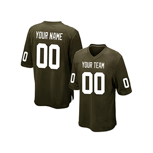 เสื้อเจอร์ซีย์เล่นกีฬาอเมริกันฟุตบอลเสื้อกีฬาพิมพ์ซับลิเมชันตามสั่งสไตล์ที่เป็นเอกลักษณ์ - Product Image 6