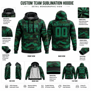 Custom Polyester Sublimation <b>Hoodie</b> Moisture Wicking Pullover <b>Hoodie</b> for Fitness <b>Running</b> and Training - Product Image 5