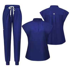 Traje Quirúrgico para Mujer Diseñado para Largos Turnos, con Tejido Suave de Spandex/Poliéster, Ecológico, Flexible y Cómodo - Product Image 6