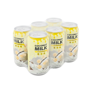 Leche Vegetal Vietnam OEM/ODM 330ml Lata de Aluminio Bebida de Coco con Plátano Marca Privada Jugo de Frutas y Verduras 100% - Product Image 5
