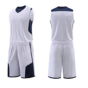 Maillot de basketball d'été personnalisé de haute qualité pour homme adulte, 100 % polyester, maille respirante, sans manches, anti-bactérien, séchage rapide - Grande Vente - Product Image 1