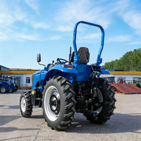 Tracteur agricole à châssis ouvert 40HP 4WD avec auvent ROPS