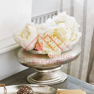 Centerpieces & Home Decor Silver Planter for Wedding Centerpieces Metal Aluminium Garden Decor Urns Planter Vase - Product Image 4