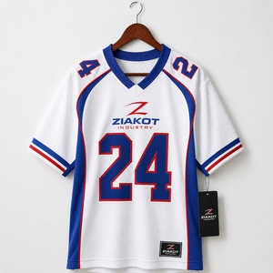 เสื้อฟุตบอลแท้สีทองดำแบบตาข่ายสั่งทำจากโรงงาน ZIAKOT ขายส่งโดยตรง - Product Image 5