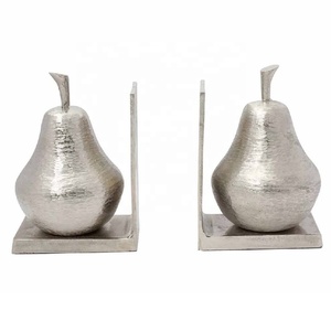 Sujetalibros Moderno de Aluminio con Forma de Pera, Organizador de Escritorio para el Hogar, Regalo para Amantes de los Libros, Decoración para Sala de Estar u Oficina - Product Image 1