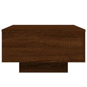 Tavolino da caffè in legno ingegnerizzato color rovere marrone, dimensioni 21,7 x 21,7 x 12,2 pollici - Product Image 6