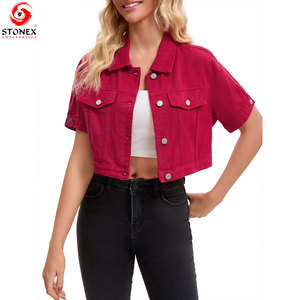 Chemise en jean pour femme OEM ODM, en coton doux, style western, boutonnée, chemisier en jean tendance, logo personnalisé, vente en gros - Product Image 1