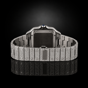 Montre mécanique automatique en moissanite OEM ODM très vendue, pour homme, chiffres romains, montres de luxe pour lui - Product Image 3