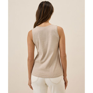 Fresh Fashion Women's <b>Knitted</b> <b>Sleeveless</b> Tank <b>Top</b> Slim Fit Stretch Anti-Pilling Summer Casual Multiple Color Options OEM - Product Image 5
