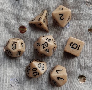 Handmade Buffalo Horn <b>Dice</b> <b>Set</b> Black White Polished Gaming <b>Dice</b> Customizable for Board Games RPG - Product Image 5